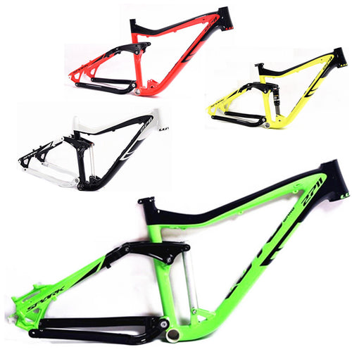 LUTU Full Suspension Aluminium frame Alloy MTB Mountain DH Cycling Bicycle Frame 26/27.5er*17inch  Downhill Bicycle Part