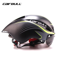 New290g Aero TT Road Bicycle Helmet Goggles Racing Cycling Bike Sports Safety TT Helmet in-mold Road Bike Cycling Goggle Helmet