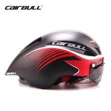 New290g Aero TT Road Bicycle Helmet Goggles Racing Cycling Bike Sports Safety TT Helmet in-mold Road Bike Cycling Goggle Helmet