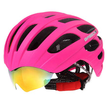 Basecamp Summer MTB Road Cycling Helmet Glasses Cover Bike Helmet 32 Vents Bicycle Helmets Goggles 3 Lens