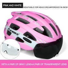 INBIKE Cycling Helmet Ultralight Bike Helmet Men Mountain Road Women MTB  Windproof Glasses Bicycle Helmet Casco Ciclismo MX-3