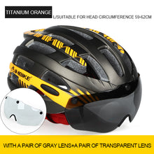 INBIKE Cycling Helmet Ultralight Bike Helmet Men Mountain Road Women MTB  Windproof Glasses Bicycle Helmet Casco Ciclismo MX-3