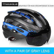 INBIKE Cycling Helmet Ultralight Bike Helmet Men Mountain Road Women MTB  Windproof Glasses Bicycle Helmet Casco Ciclismo MX-3