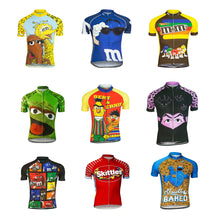 Cartoon funny Cycling jersey ropa ciclismo Men Short sleeve Cycling clothing maillot outdoor bike wear jersey MTB