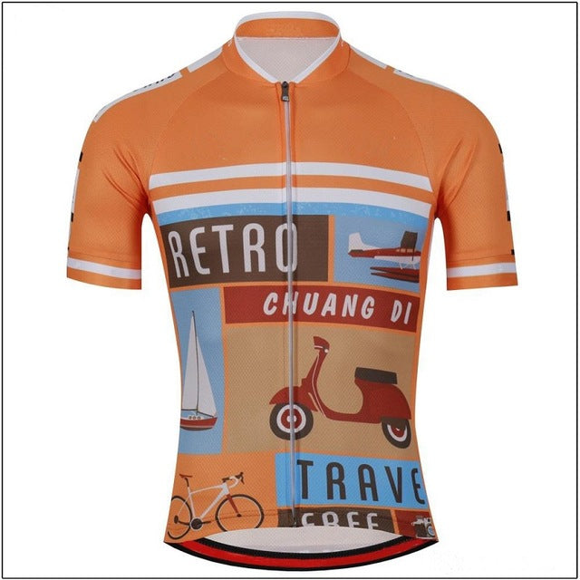 Cartoon funny Cycling jersey ropa ciclismo Men Short sleeve Cycling clothing maillot outdoor bike wear jersey MTB