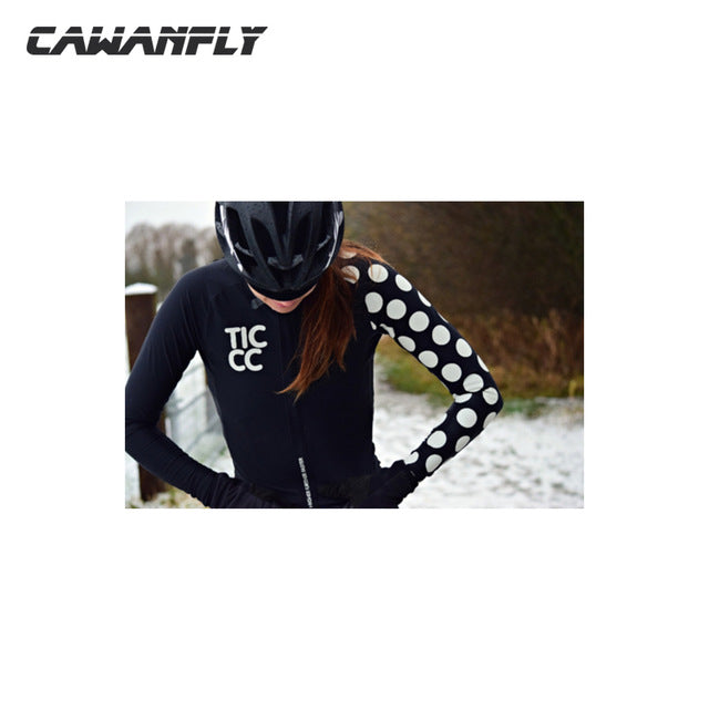 2018 Team Pro Cycling Jersey Women Long Sleeve Shirt Ropa Ciclismo Quick Dry summer bike Skinsuit Outdoor&Sports