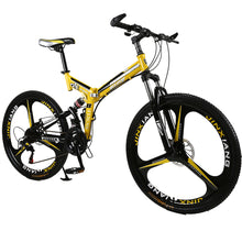 26 inches 21 Speed Folding Bicycle / Shockingproof Frame Brakes