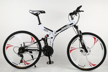 26 inches 21 Speed Folding Bicycle / Shockingproof Frame Brakes