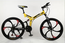 26 inches 21 Speed Folding Bicycle / Shockingproof Frame Brakes