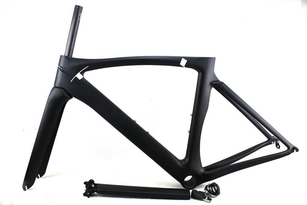 Carbon road bike frames Black matt racing  bicycle carbon road frame cycling carbon fiber road frameset No decals  BB PF30