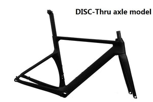 Aero carbon road bike frame fork headset clamp seatpost T800 Ud weave and DISC SLX Team bike many color 5 size